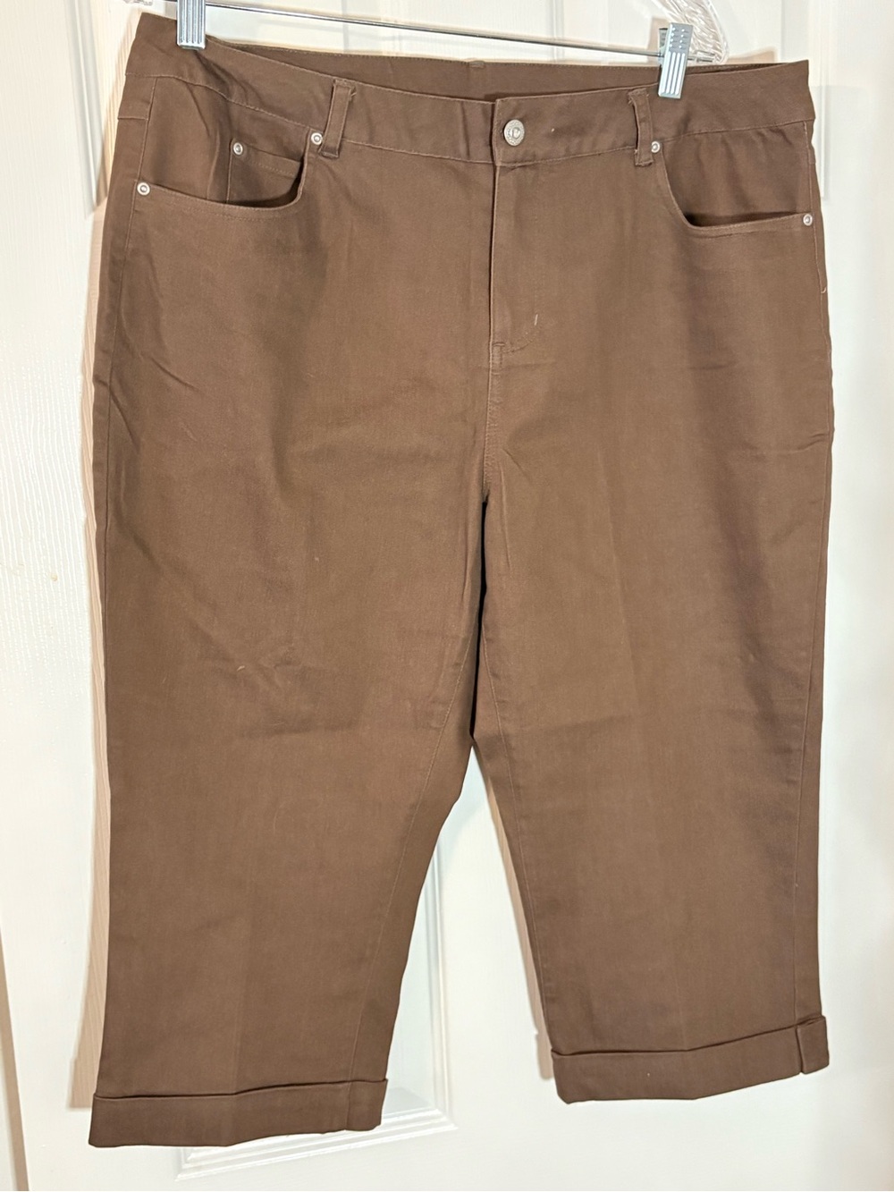 Brown Women's Capris Pants